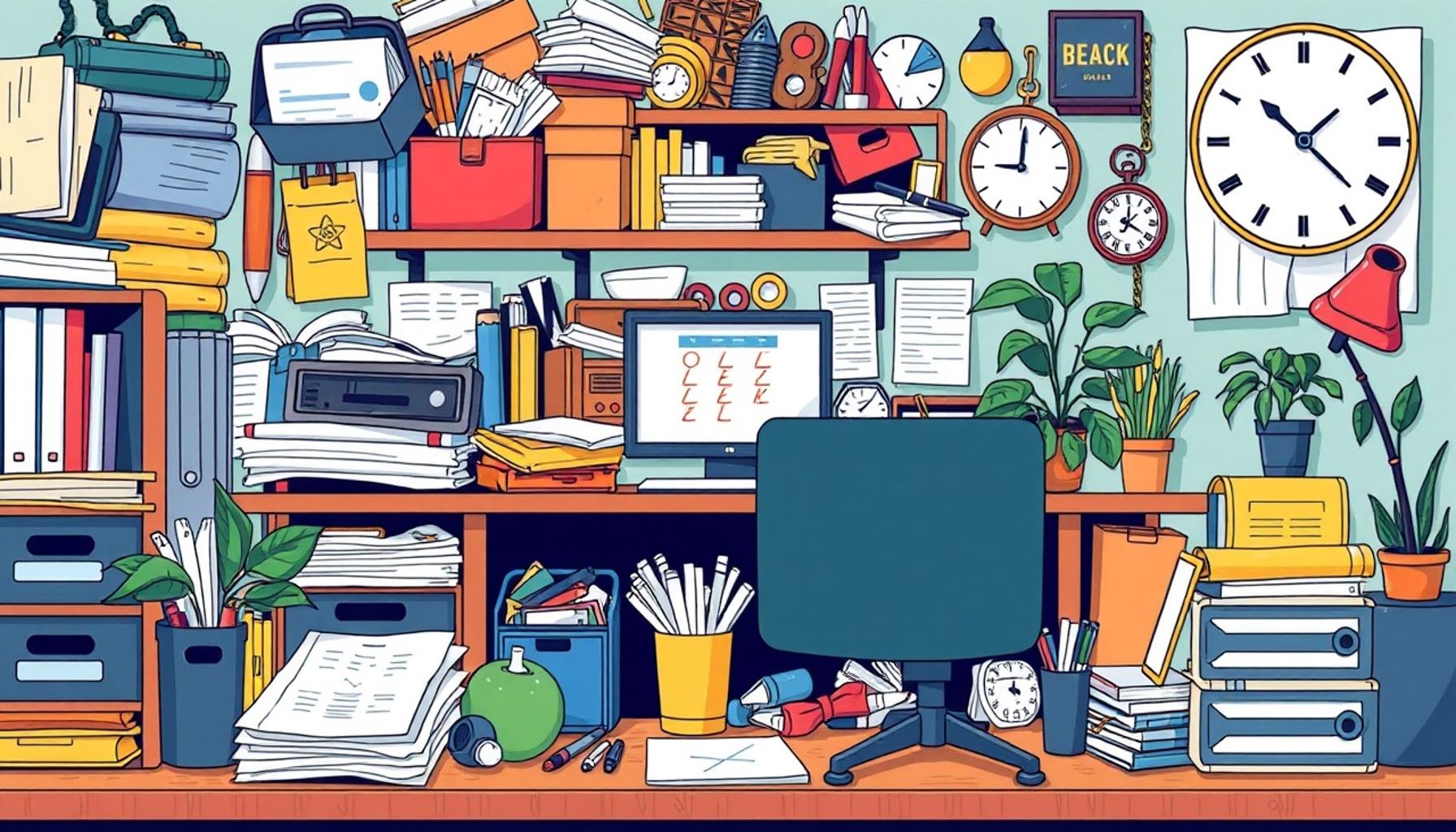 The Impact of Clutter on Productivity: How an Organized Space Can Enhance Your Work Efficiency